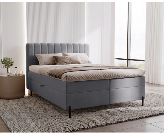 Łóżko Box 120x200 z pojemnikiem i materacem Limba