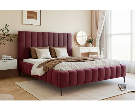 Łóżko małżeńskie sypialniane slim 200x200 Tina II