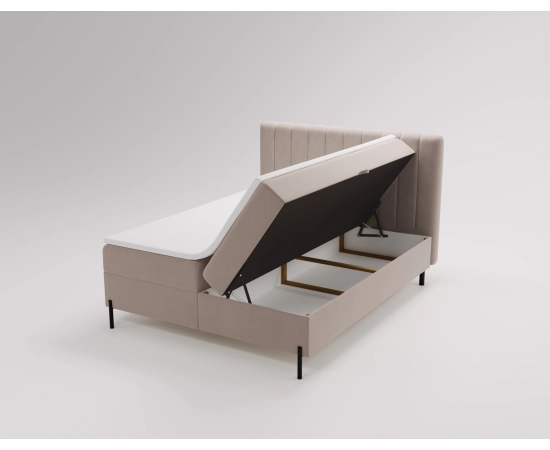 Łóżko Box 120x200 z pojemnikiem i materacem Limba