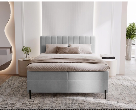 Łóżko Box 120x200 z pojemnikiem i materacem Limba