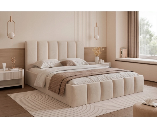 Modernes Doppelbett für Schlafzimmer 160x200 Tamara