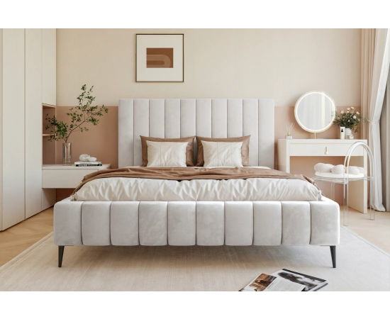 Łóżko małżeńskie sypialniane slim 200x200 Tina II