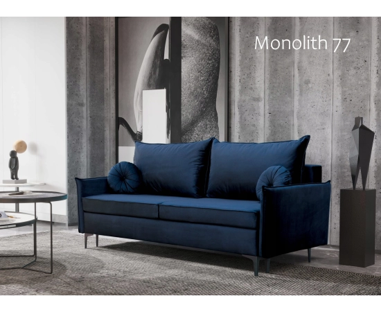 Nowoczesna sofa z małymi okrągłymi poduszkami Lion