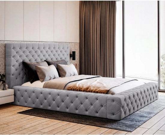 Łóżko do sypialni premium chesterfield 120x200 Rossano