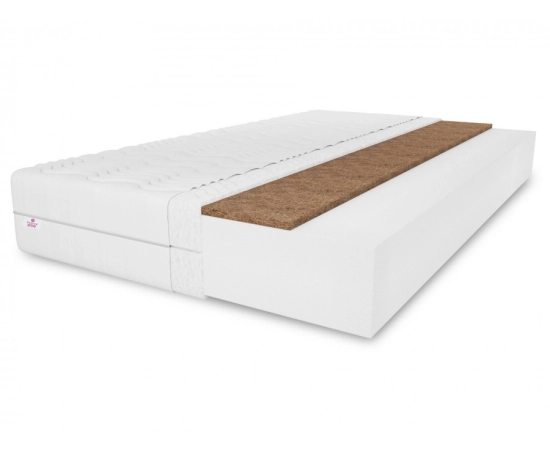 Materac średniotwardy piankowy kokosowy grubość 20cm Sild 200x200