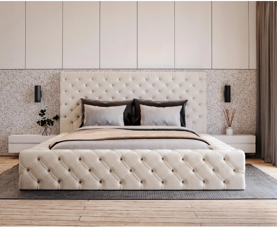 Łóżko do sypialni premium chesterfield 120x200 Rossano