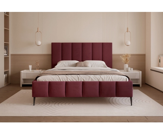 Glamour łóżko sypialniane na nogach 160x200 Tamara II