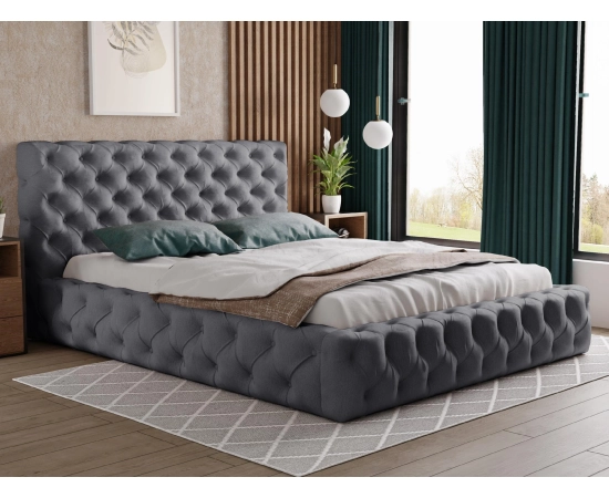 Łóżko sypialniane grube boczki pikowane 120x200 Miya
