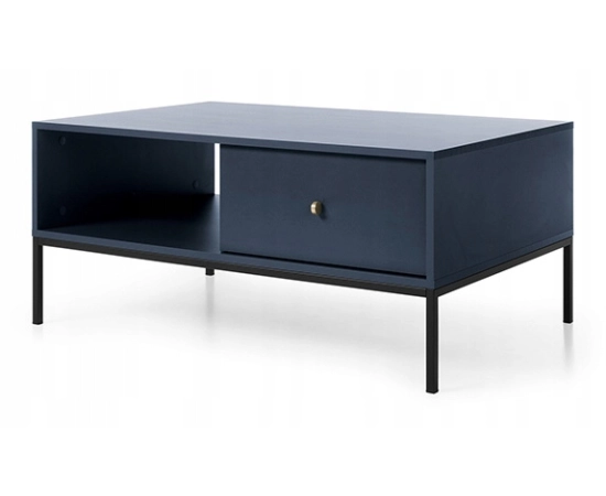 Stolik nowoczesny do salonu 104 POLO granat/czarny