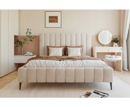 Łóżko małżeńskie sypialniane slim 200x200 Tina II