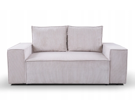 Schlafsofa ausziehbar kompakt Stoffbezug Majorka Small