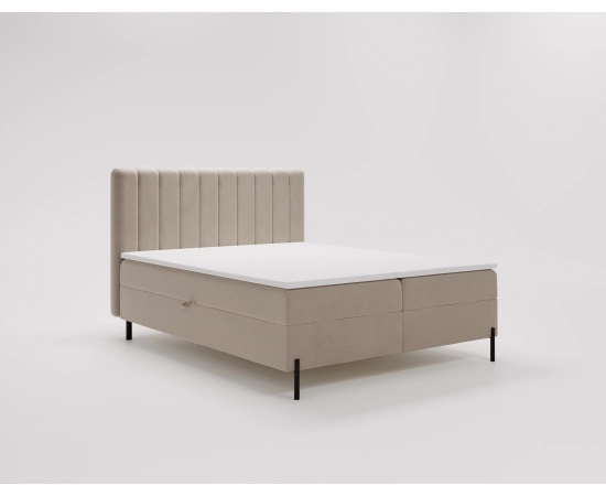 Łóżko Box 120x200 z pojemnikiem i materacem Limba