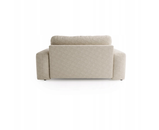 Kleines Polstersofa fürs Wohnzimmer mit runden Armlehnen Ornello