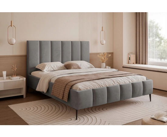 Glamour łóżko sypialniane z pojemnikiem 200x200 Tamara II