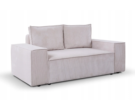 Schlafsofa ausziehbar kompakt Stoffbezug Majorka Small
