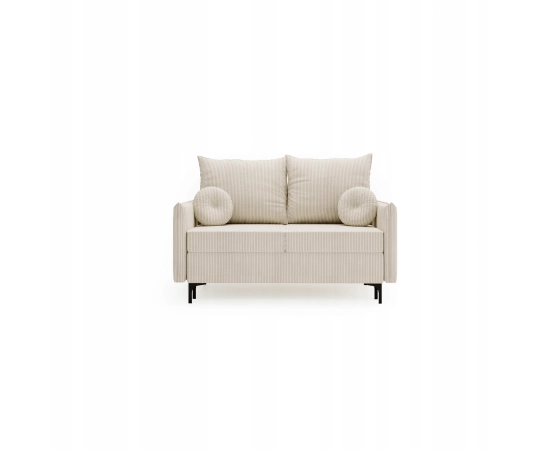 Nowoczesna mała sofa z małymi okrągłymi poduszkami Lion Small