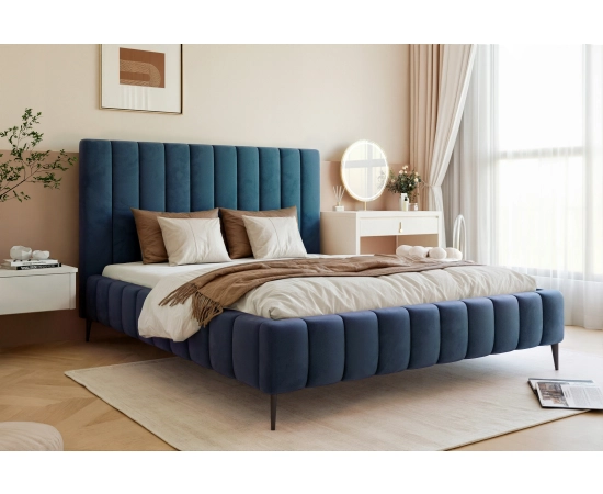 Łóżko małżeńskie sypialniane slim 200x200 Tina II