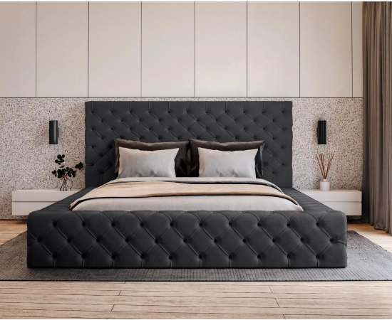 Łóżko do sypialni premium chesterfield 120x200 Rossano