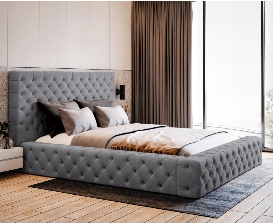 Łóżko do sypialni premium chesterfield 120x200 Rossano