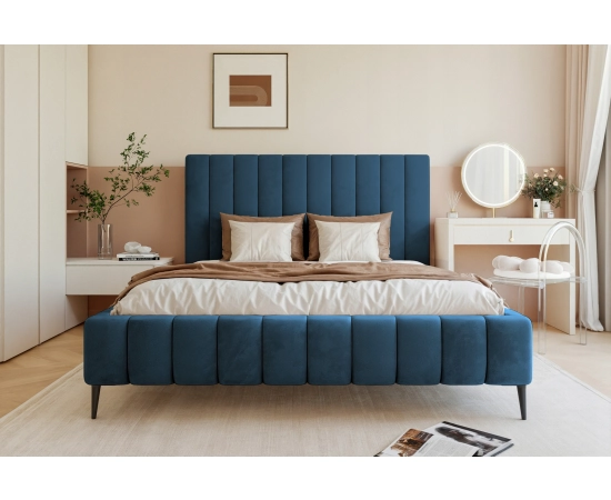 Łóżko małżeńskie sypialniane slim 200x200 Tina II