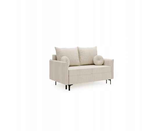 Nowoczesna mała sofa z małymi okrągłymi poduszkami Lion Small