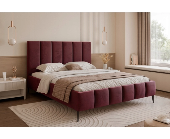 Glamour łóżko sypialniane z pojemnikiem 200x200 Tamara II