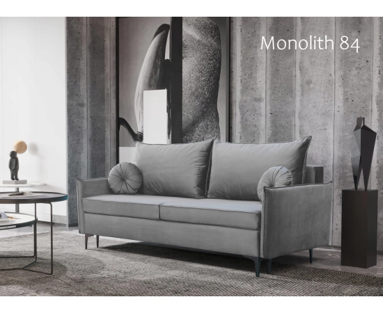 Nowoczesna sofa z małymi okrągłymi poduszkami Lion