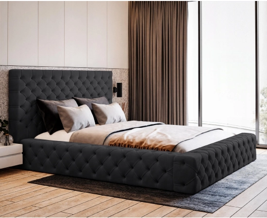 Łóżko do sypialni premium chesterfield 160x200 Rossano