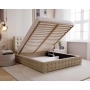 Gepolstertes Bett mit Knöpfen 160x200 Palmo