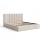 Großes Polsterbett 200x200 mit Bettkasten modernes Design Nuvia
