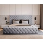 Łóżko do sypialni premium chesterfield 160x200 Rossano