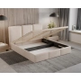 Polster-Doppelbett 200x200 mit Stauraum schlankes Design Elora