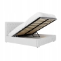 Eleganckie łóżko małżeńskie stelaż metalowy 200x200 Cindy