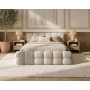 Doppelbett 180x200 Bouclé Roma aus dickem Schaumstoff