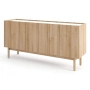 Praktyczna komoda na nóżkach 144 WOOD dąb riviera