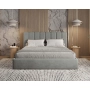 Polsterbett 140x200 mit Bettkasten schlankes Design Nuvia