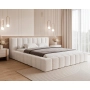 Łóżko podwójne sypialniane tkanina Boucle 160x200 Marika