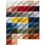 Łóżko z pojemnikiem tkanina boucle slim zaokrąglone zagłowie 180x200 Velora