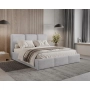 Polsterbett 120x200 mit Stauraum schlankes Design Elora