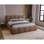 Bouclé Polsterbett 180x200 mit Bettkasten & Lattenrost Boston
