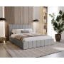 Łóżko slim tapicerowane z pojemnikiem i stelażem 160x200 Lexy