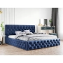Łóżko tapicerowane pikowane Chesterfield 200x200 Venom