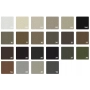 Sypialnia zaokrąglone zagłowie tkanina boucle łóżko slim 140x200 Velora II