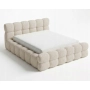 Doppelbett 200x200 Bouclé Roma aus dickem Schaumstoff