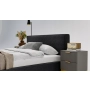 Sypialnia łóżko w tkaninie boucle 160x200 Bobo