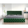 Łóżko tapicerowane pikowane Chesterfield 200x200 Venom