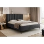 Łóżko glamour tapicerowane wysokie zagłowie 160x200 Tatiana