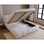 Modernes Polsterbett 120x200 mit Bettkasten und Lattenrost Boston