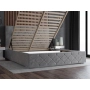 Łóżko tapicerowane pikowane glamour 180x200 Crystal
