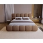 Modernes Polsterbett 120x200 mit Bettkasten und Lattenrost Boston